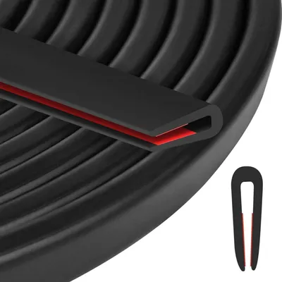 Immagine prodotto di Profilo di protezione per bordi in gomma EPDM, autoadesivo, 3 mm x 6 metri