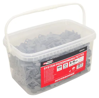 Productafbeelding van Awtools nivelleersysteem, poortmodel, 1,5 mm, 500 stuks (opening 5-15 mm)