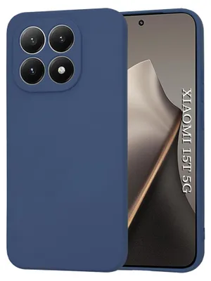 Produktbild von Techsuit - SoftFlex Silikonhülle für Xiaomi 15T – dunkelblau