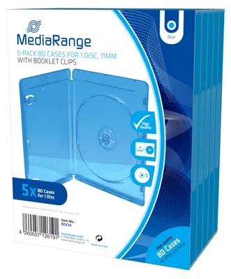 Produktbild von Mediarange Blu-Ray Case 1Disk (5) R