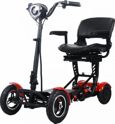 Obrázok produktu pre ANTAR Invalidný elektrický skúter pre seniorov, exteriérový, červený AT52317