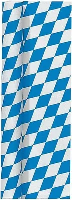 Produktbild von 25  Papier-Tischtuchrolle 1 x 8 m Bayernraute