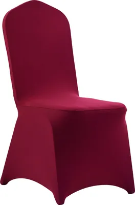 Obrázok produktu pre SucceBuy sada 50 poťahov na stoličky z polyesterového Elastanu, prateľné a odnímateľné, ideálne na svadby, bankety, jedálne alebo reštaurácie. Vhodné pre stoličky s rozmermi 51 x 45 x 95 cm, farba: bordovo červená.