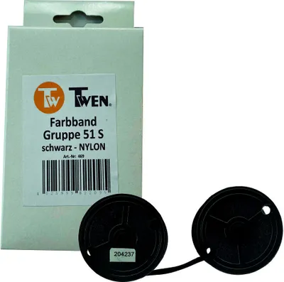 Produktbild von TWEN Gruppe 51 schwarz Farbband