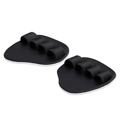 Produktbild von GORILLA SPORTS® Griffpolster - Set, Gummi, Neopren, Schwarz - Grip Pads, Bodybuilding Zubehör, Fitness Handschutz, Griffpads für Gym, Krafttraining