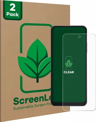 Produktbild von 2x ScreenLeaf Schutzfolie für Hotwav Note 13 Max nachhaltiger Displayschutz Display Schutz Folie Klar Transparent