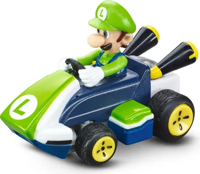 Image de Carrera 2.4GHz Mario Kart(TM) Mini RC, Luigi (Paperbox) 1:50