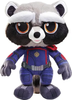Imagen del producto de Peluche Rocket Raccoon Guardianes De La Galaxia Vol. 3 Marvel Con Voz y Animatrónico