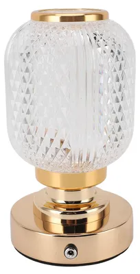 Tischlampe, Touch, 3 Farbmodi, Akku, stufenlos dimmbar