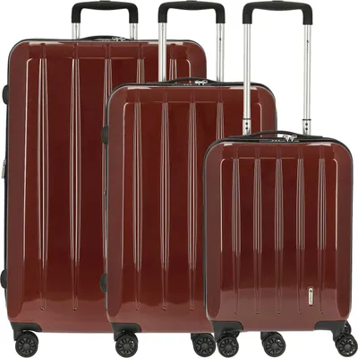 Produktbild von CHECK.IN London 2.0 Trolley-Set 3tlg. (carbon rot)