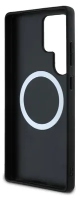 Zdjęcie produktu dla Etui BMW Leather Carbon MagSafe do Samsung Galaxy S25 Ultra czarny