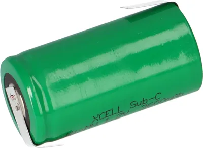 Produktbild von XCell Akku Sub-C X3600SCR-LFU 1,2V 3600mAh mit U-Lötfahne