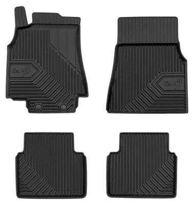 Obrázok produktu pre Gumové vaničkové autokoberce pre: Mercedes-Benz Klasa B W245 2005-2011 (minivan) – 4 ks, čierna, na mieru