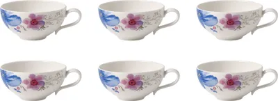 Immagine prodotto di Villeroy & Boch Mariefleur Gris Basic Set di 6 tazze da tè da 240 ml