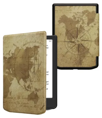 Produktbild von kwmobile Schutzhülle für Pocketbook Verse / Verse Lite / Verse Pro / Color / Vivlio Light/Light HD Hülle - eReader Flip Case mit Auto Sleep Funktion -