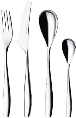 Imagen del producto de Juego de cubiertos para mesa, modelo Julie, de 24 piezas