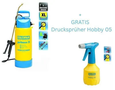 Produktbild von GLORIA Sprühgerät PRIMEX 5 + GRATIS Drucksprüher Hobby 05 - 000083.0000_A