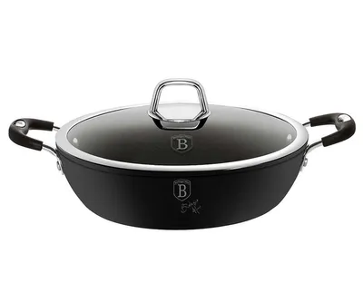 Produktbild von Berlinger Haus Kochtopf 28cm Granit Schwarz BH-6125