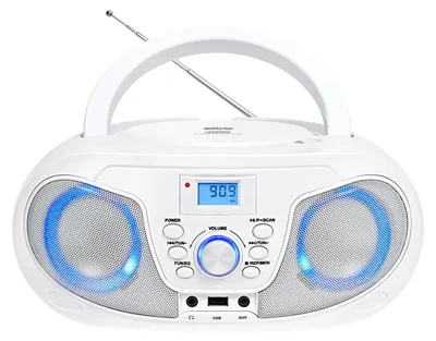 Obrázek produktu pro Silva Schneider MPC 25.4 ws, 1,15 kg, Bílá, Přenosný CD přehrávač