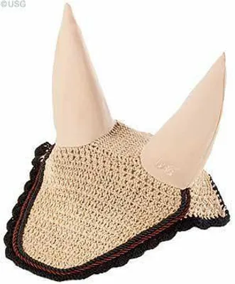 Produktbild von USG Fliegenhaube - beige/schwarz/braun - Pony / Vollblut