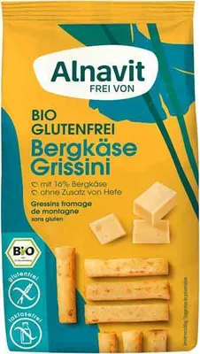Produktbild von Alnavit Bergkäse Grissini 100g