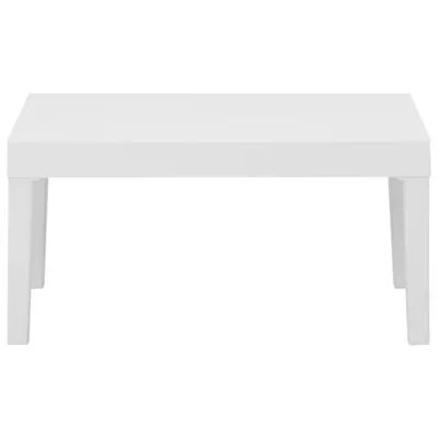 Immagine prodotto di Tavolino da Salotto per Giardino in Plastica Bianco