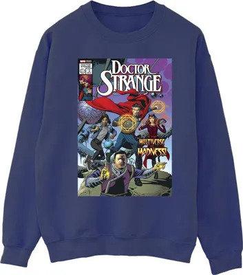 Produktbild von Marvel - Sweatshirt für Herren BI21657 (5XL) (Marineblau)