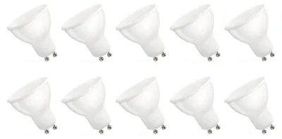 Produktbild von Spectrum GU10 LED Spot Lampe 4W 300lm 3000K Warmweiß 230V 10 Stück