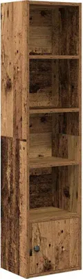 Obrázok produktu pre vidaXL Police na knihy vzhľad starého dreva 31x24x127 cm materiál na báze dreva
