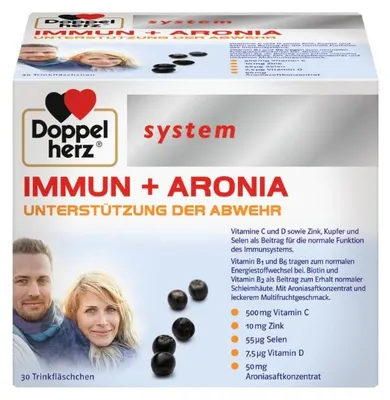 Produktbild von Doppelherz Immun + Aronia system Ampullen zur Unterstützung der Abwehr, 30 St. Ampullen