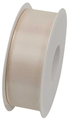 Produktbild von Taftband, Schleifenband mit Webkante 40mm creme 50m Rolle (1m=0,22EUR) Goldina