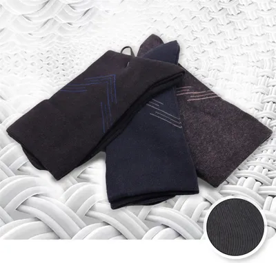 Produktbild von MEGAGROUP 6 Paar Herren Diabetiker Socken Komfortbund ohne Gummi Antibakteriell Baumwolle