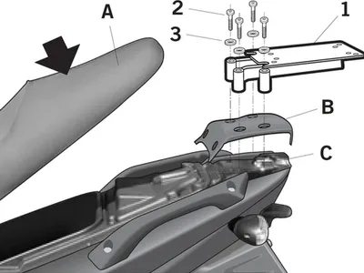 Obrázok produktu pre Montážna sada SHAD Top Master - Gilera