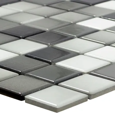 Produktbild von Keramikmosaik Fliesen Galleria Schwarz Grau