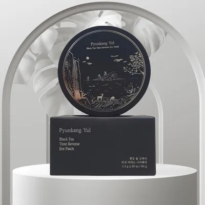 Obrázek produktu pro Pyunkang Yul - Black Tea Time Reverse Eye Patch - Hydrogelové náplasti pod oči s černým čajem - 60 ks