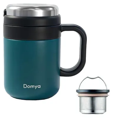 Thermobeker für Tee/Kaffee, 500 ml, Indigo, Edelstahl