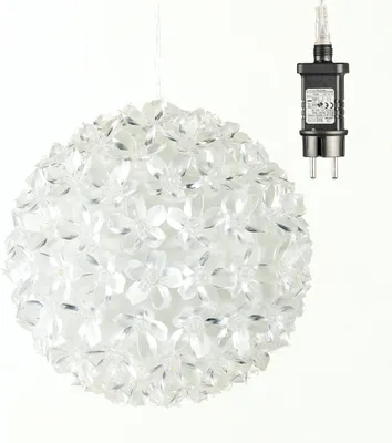 Obrázek produktu pro Dekorativní světelná koule LED - 100 teplých bílých LED diod - Ø 15 cm napájená elektřinou
