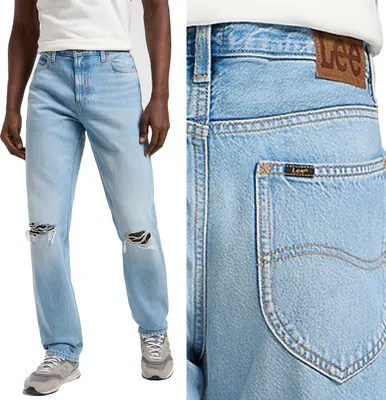 Immagine prodotto di LEE Herren, Jeanshosen, Vestibilità regolare WEST, W34 L30, Blau, Jeans, baggyjeans, buggy