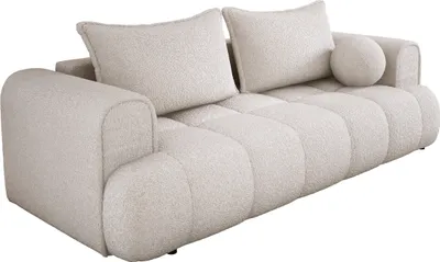 Obrázok produktu pre DomoHome Pohovka COCO Rozkladacia pohovka s funkciou lôžka, látkový poťah Anthology, 2-miestna, voľne stojaca, Rozmery: 250x105x90cm Farba: béžová