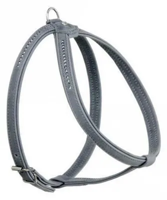 Produktbild von Karlie Buffalo Denim Strass Geschirr - Stahl - 30-37 cm