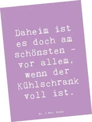 Produktbild von Mr. & Mrs. Panda Grußkarte Spruch Geborgenheit im Zuhause - Lavendeltraum - Geschenk, Wohngefühl, Motivation, Ansichtskarten, Ansichtskarte, Postkarte, bildkarte, Gefühle