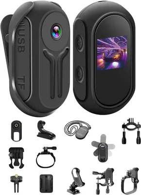 Produktbild von Mini-Actionkamera 1080P – Mit Nachtsichtfunktion – Schleifenaufnahme – Körperkamera