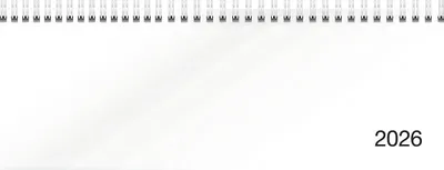 Image de rido® idé® 70-36 501 006 Calendrier de bureau modèle Séquence 2026 - 1 semaine / 2 pages, 29,7 x 10,5 cm horizontal, blanc