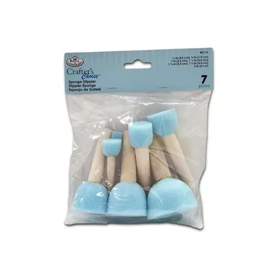 Image de Royal & Langnickel Set de tampons éponge, tailles mélangées, pack de 7