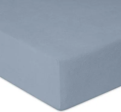 Obrázek produktu pro Froté napínací prostěradlo 150/160x190/200 PREMIUM šedo-modré