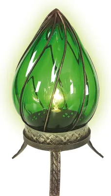 Produktbild von Näve Leuchten Tischleuchte ORIENT mit E14 Tischleuchte ORIENT mit E14 Tischleuchten - Glas-Tischleuchte "ORIENT", Tischlampe aus Metall und Glas in blau, 32 cm hoch, Ø 17 cm, E14-Fassung