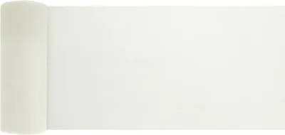 Produktbild von schmale Tüll Rolle Tischläufer in Creme 15cm x 9m