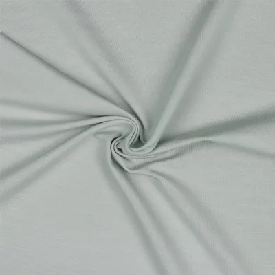 Modalstoff Modal Sweat Sweatstoff Oeko-Tex 0,5m Stoff elastisch Sweatstoff hellgrau