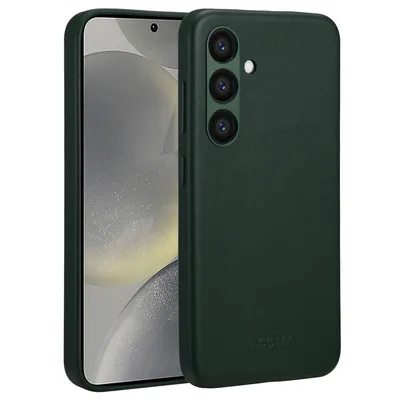 Immagine prodotto di Accezz MagSafe Backcover in pelle per Samsung Galaxy S24 - Verde cedro