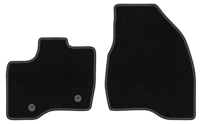 Productafbeelding van Velours voormatten voor Ford Explorer – 2-delig, zwart, op maat – Wielganizator BASIC